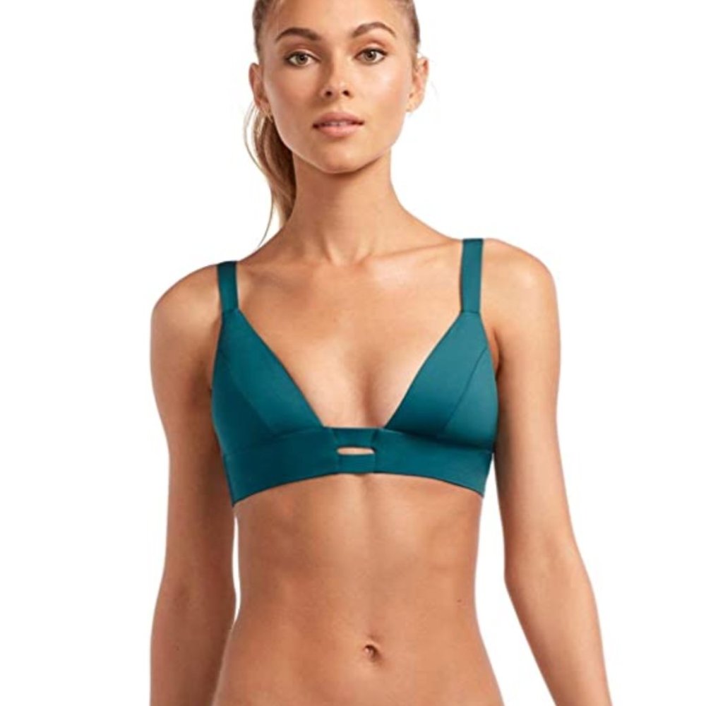 Vitamin A Ecolux Neutra Bralette Bikini Top - Jade